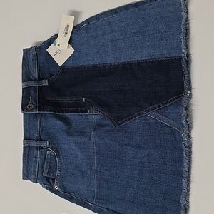 Arizona Jeans Blue Patchwork Mini Denim Skirt Y2K